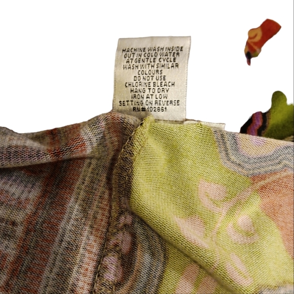 ADORE A LINE PULL OVER DRESS ABSTRACT PATTERN S LARGE - Picture 4 of 4